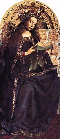 Jan Van Eyck Virgin Mary oil painting picture